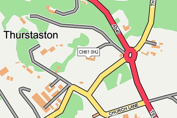 CH61 0HJ map - OS OpenMap – Local (Ordnance Survey)