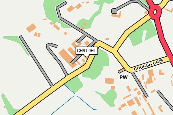 CH61 0HL map - OS OpenMap – Local (Ordnance Survey)