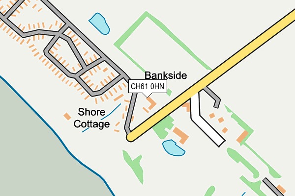 CH61 0HN map - OS OpenMap – Local (Ordnance Survey)