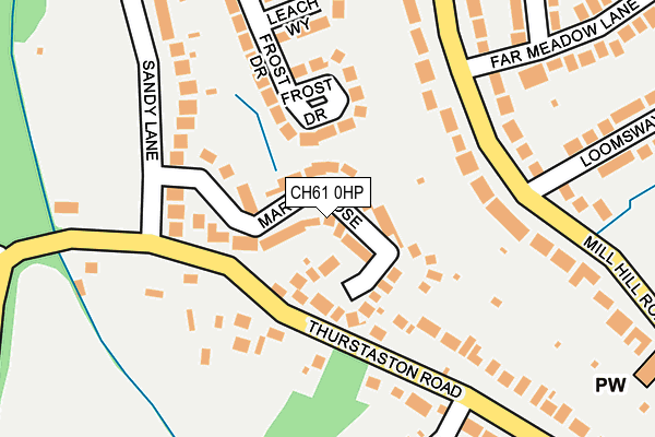 CH61 0HP map - OS OpenMap – Local (Ordnance Survey)