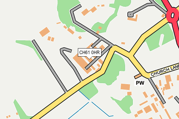 CH61 0HR map - OS OpenMap – Local (Ordnance Survey)