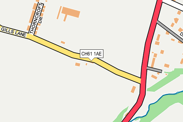 CH61 1AE map - OS OpenMap – Local (Ordnance Survey)