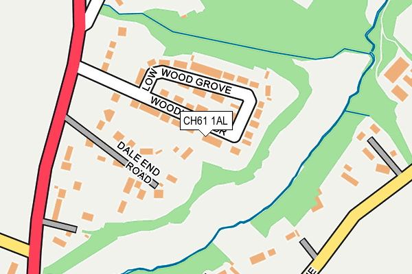 CH61 1AL map - OS OpenMap – Local (Ordnance Survey)