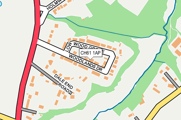 CH61 1AP map - OS OpenMap – Local (Ordnance Survey)