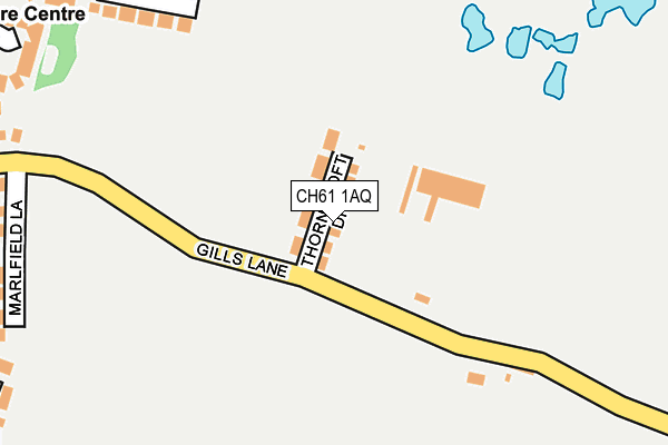 CH61 1AQ map - OS OpenMap – Local (Ordnance Survey)