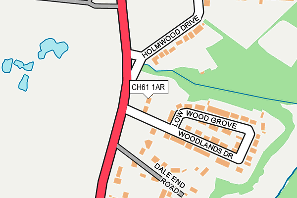 CH61 1AR map - OS OpenMap – Local (Ordnance Survey)