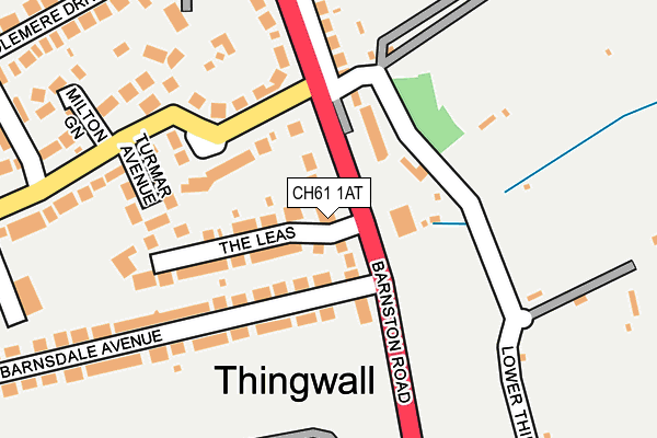 CH61 1AT map - OS OpenMap – Local (Ordnance Survey)