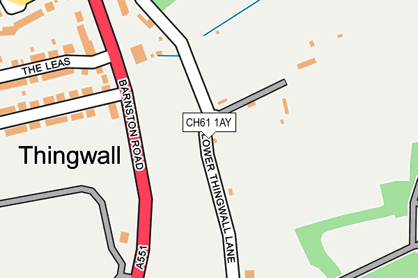 CH61 1AY map - OS OpenMap – Local (Ordnance Survey)