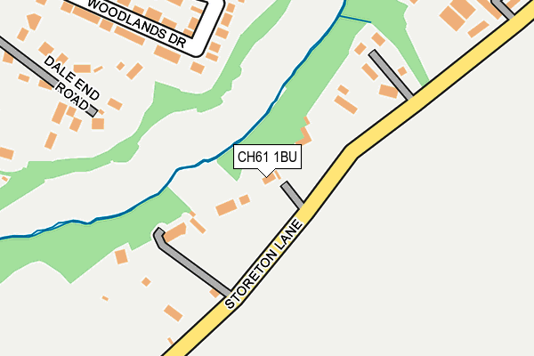 CH61 1BU map - OS OpenMap – Local (Ordnance Survey)