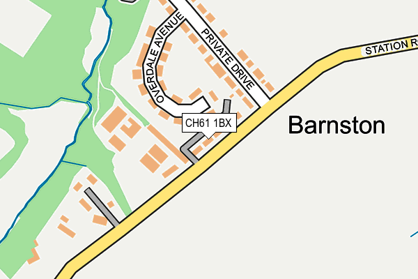 CH61 1BX map - OS OpenMap – Local (Ordnance Survey)