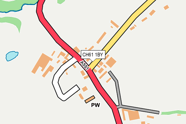 CH61 1BY map - OS OpenMap – Local (Ordnance Survey)