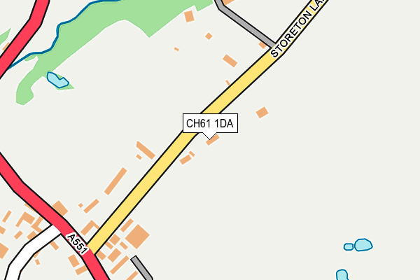 CH61 1DA map - OS OpenMap – Local (Ordnance Survey)