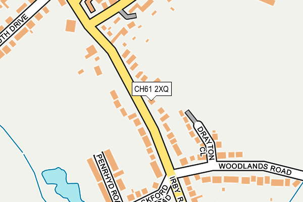 CH61 2XQ map - OS OpenMap – Local (Ordnance Survey)