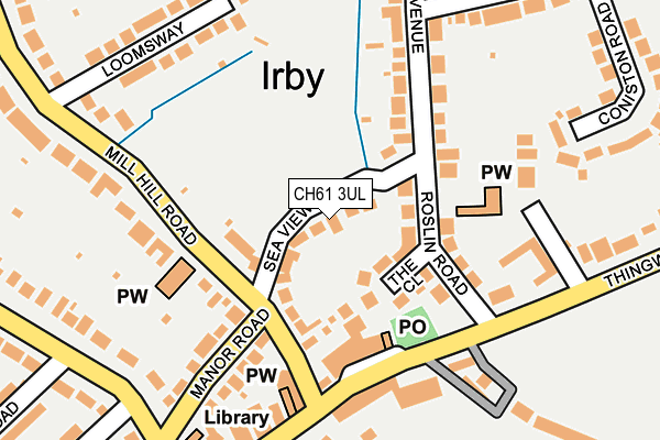 CH61 3UL map - OS OpenMap – Local (Ordnance Survey)