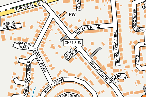 CH61 3UN map - OS OpenMap – Local (Ordnance Survey)