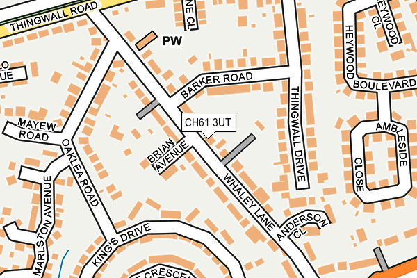 CH61 3UT map - OS OpenMap – Local (Ordnance Survey)