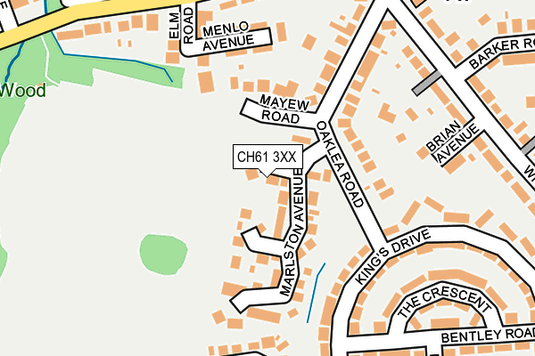 CH61 3XX map - OS OpenMap – Local (Ordnance Survey)