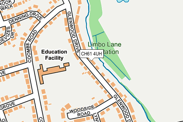 CH61 4UH map - OS OpenMap – Local (Ordnance Survey)