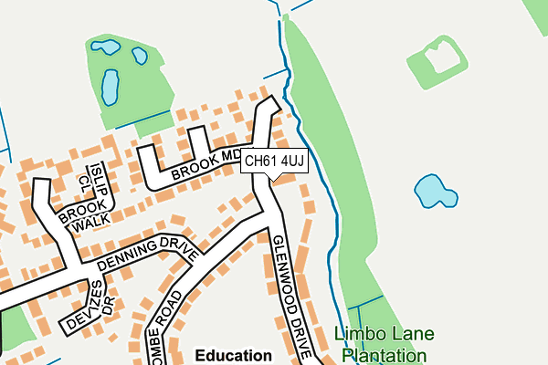 CH61 4UJ map - OS OpenMap – Local (Ordnance Survey)