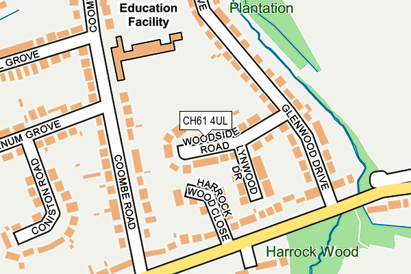 CH61 4UL map - OS OpenMap – Local (Ordnance Survey)