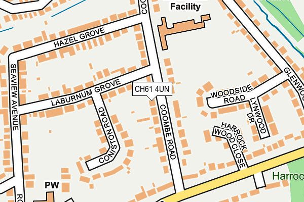 CH61 4UN map - OS OpenMap – Local (Ordnance Survey)