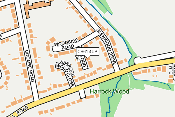 CH61 4UP map - OS OpenMap – Local (Ordnance Survey)