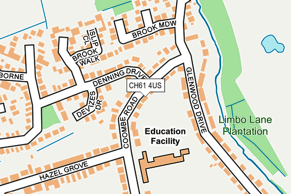 CH61 4US map - OS OpenMap – Local (Ordnance Survey)