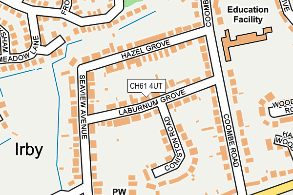 Map of ELITE DEVELOPMENTS (WIRRAL) LIMITED at local scale