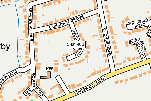 CH61 4UU map - OS OpenMap – Local (Ordnance Survey)