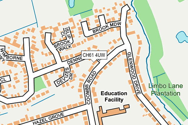 CH61 4UW map - OS OpenMap – Local (Ordnance Survey)