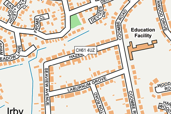 CH61 4UZ map - OS OpenMap – Local (Ordnance Survey)