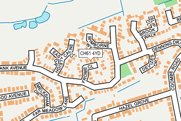 CH61 4YD map - OS OpenMap – Local (Ordnance Survey)