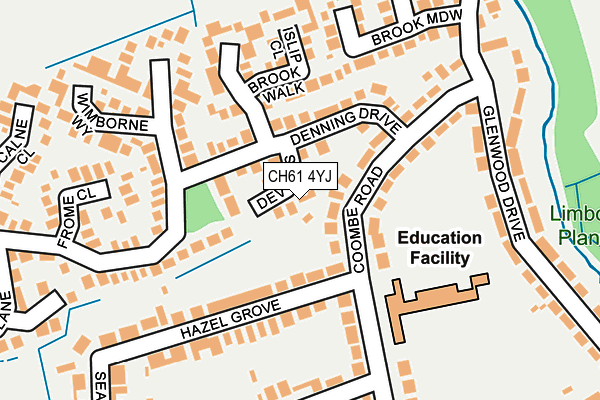 CH61 4YJ map - OS OpenMap – Local (Ordnance Survey)