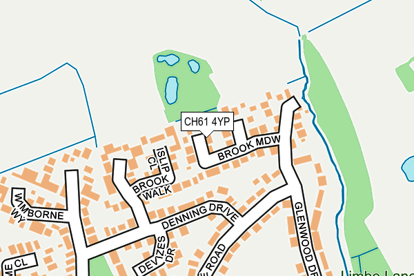 CH61 4YP map - OS OpenMap – Local (Ordnance Survey)