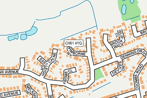 CH61 4YQ map - OS OpenMap – Local (Ordnance Survey)