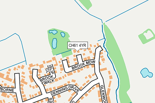 CH61 4YR map - OS OpenMap – Local (Ordnance Survey)