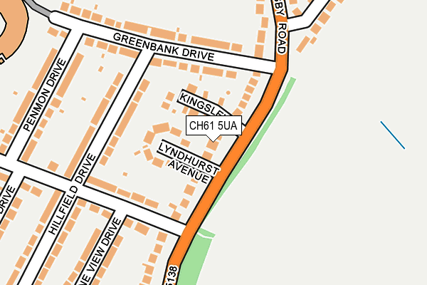 CH61 5UA map - OS OpenMap – Local (Ordnance Survey)