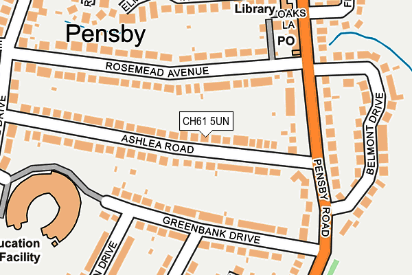 CH61 5UN map - OS OpenMap – Local (Ordnance Survey)