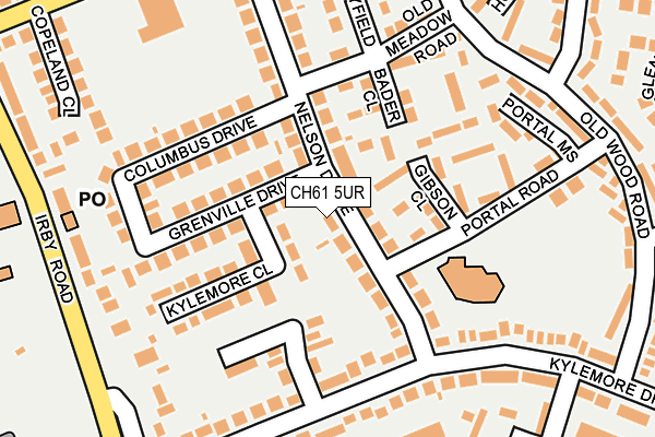 CH61 5UR map - OS OpenMap – Local (Ordnance Survey)