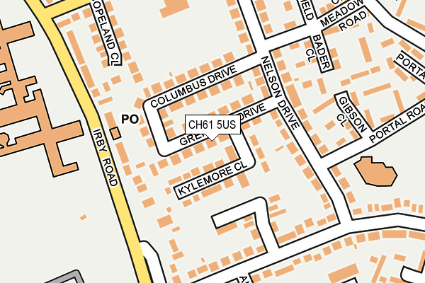 CH61 5US map - OS OpenMap – Local (Ordnance Survey)