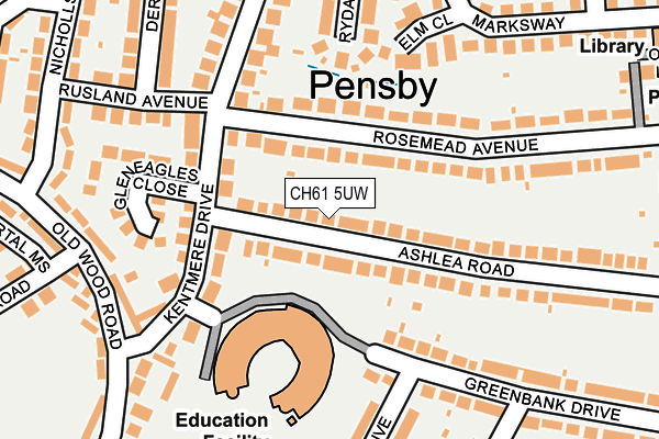 CH61 5UW map - OS OpenMap – Local (Ordnance Survey)