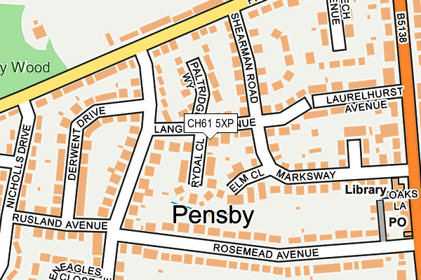 CH61 5XP map - OS OpenMap – Local (Ordnance Survey)