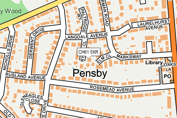 CH61 5XR map - OS OpenMap – Local (Ordnance Survey)