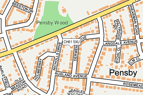 CH61 5XU map - OS OpenMap – Local (Ordnance Survey)