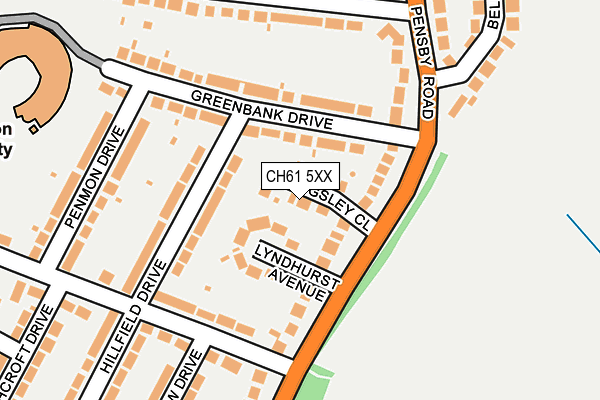 CH61 5XX map - OS OpenMap – Local (Ordnance Survey)