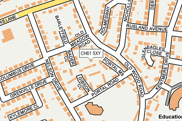 CH61 5XY map - OS OpenMap – Local (Ordnance Survey)