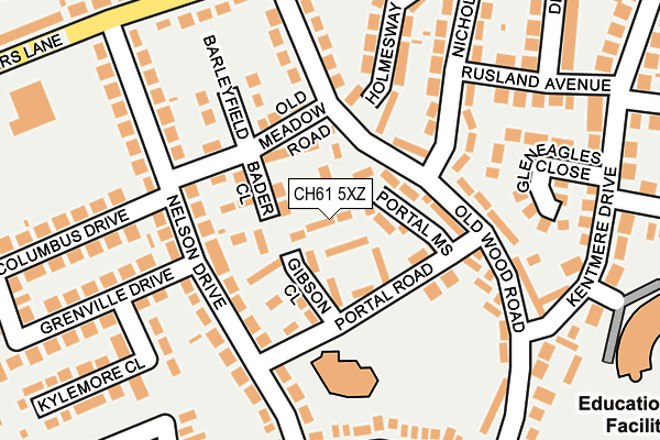 CH61 5XZ map - OS OpenMap – Local (Ordnance Survey)