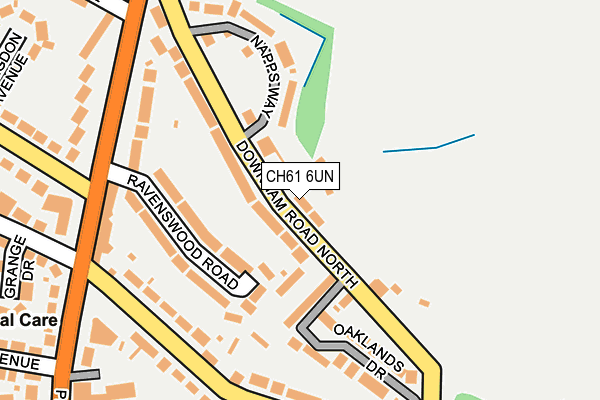 CH61 6UN map - OS OpenMap – Local (Ordnance Survey)