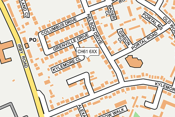 CH61 6XX map - OS OpenMap – Local (Ordnance Survey)