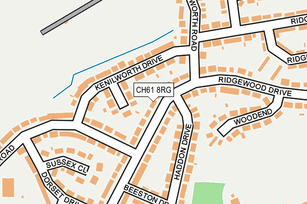 CH61 8RG map - OS OpenMap – Local (Ordnance Survey)